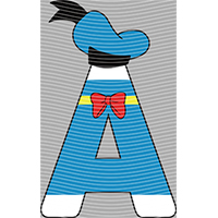 Cartoon letters-CL 160